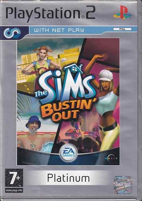 The Sims Bustin Out - Platinum - PS2 (B Grade) (Genbrug)